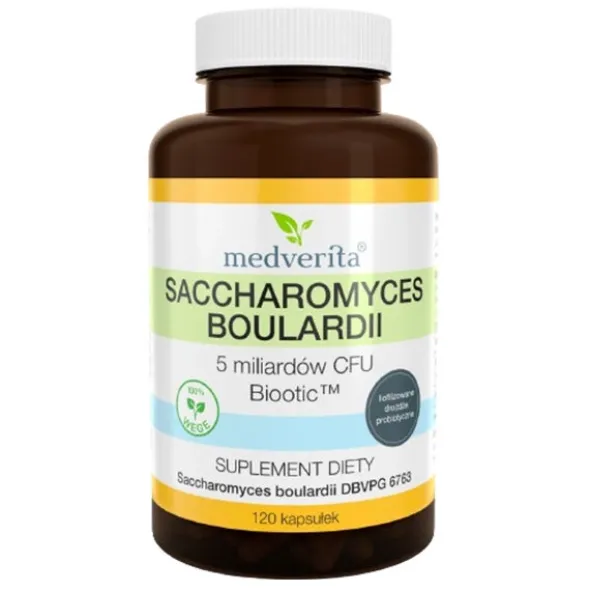 MEDVERITA Saccharomyces Boulardii 120 kaps