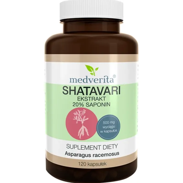 MEDVERITA Shatavari 500mg 120 kaps