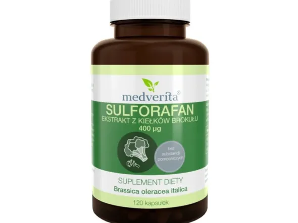 MEDVERITA Sulforafan 400ug 120 kaps
