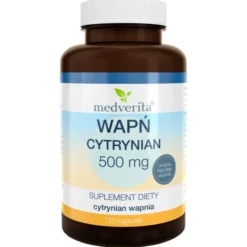 MEDVERITA Wapń Cytrynian 120 kaps