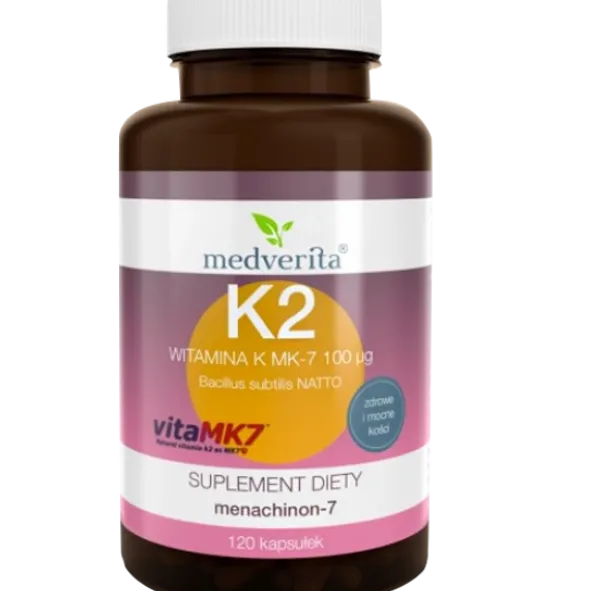 MEDVERITA Witamina K VitaMK7 (menachinon-7) 100µg 120 kaps