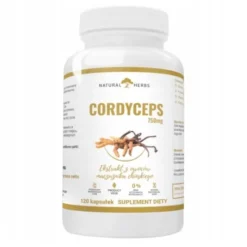 NATURAL HERBS Cordyceps 40 % 750mg 120 kaps