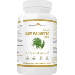 NATURAL HERBS Palma Sabałowa Saw Palmetto 600 mg 120 kaps