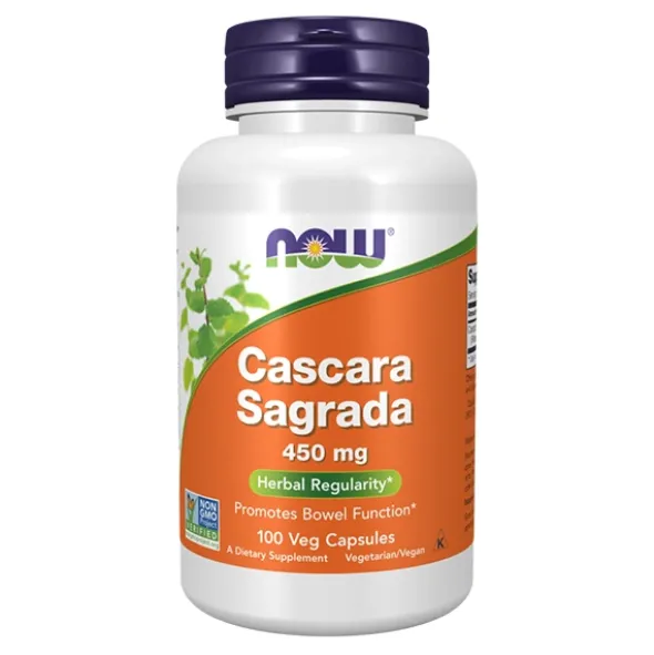 NOW FOODS Cascara Sagrada 450mg 100 vkaps