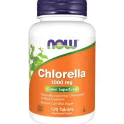 NOW FOODS Chlorella 1000mg 120 tabl