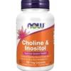 NOW FOODS Cholina 250mg + Inozytol 250mg 100 vkaps