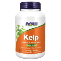 NOW FOODS Kelp (naturalny Jod) - Morszczyn Pęcherzykowaty 250 kaps