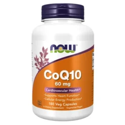 NOW FOODS Koenzym Q10 60mg 180 vkaps