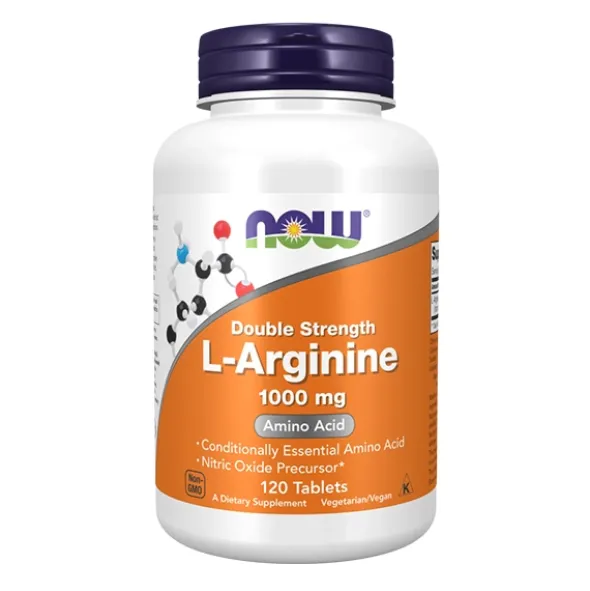 NOW FOODS L-Arginina 1000mg 120 tabl