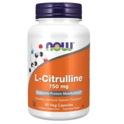 NOW FOODS L-Citrulline - L-Cytrulina 750 mg 90 kaps
