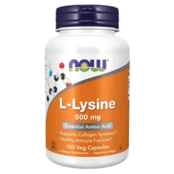 NOW FOODS L-Lizyna 500mg 100 kaps