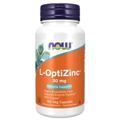 NOW FOODS L-OptiZinc Cynk i Miedź 100 vkaps