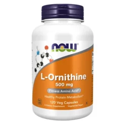 NOW FOODS L-Ornityna 500mg 120 vkaps