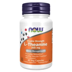 NOW FOODS L-Teanina 200 mg 60 kaps