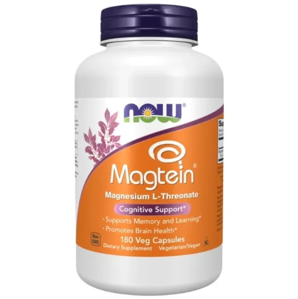 NOW FOODS Magtein L-treonian Magnezu 180 kaps