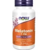NOW FOODS Melatonina 1 mg + Niacyna + Magnez + Witamina B6 100 tabl