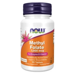NOW FOODS Methyl Folate - Kwas Foliowy 1000mcg 90 tab