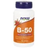 NOW FOODS Witamina B-50 - Kompleks Witamin B 100 tabs