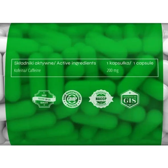 nowmax® Caffeine Kofeina 200mg 100 kaps