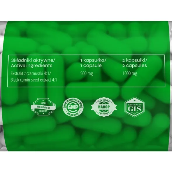 nowmax® Czarnuszka Ekstrakt 4:1 90 kaps