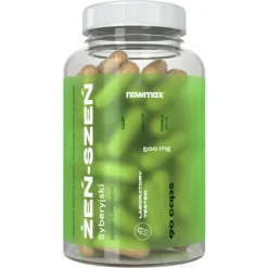 nowmax® Żeń-Szeń Syberyjski Strong 10:1 500mg 90 kaps