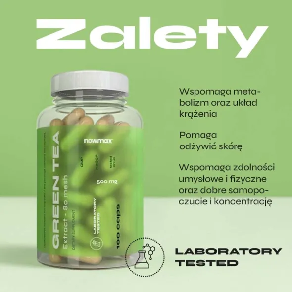 nowmax® Green Tea Extract 100 kaps