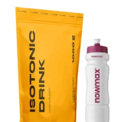 nowmax Isotonic Drink 1000 g + nowmax® Bidon 900 ml Clear