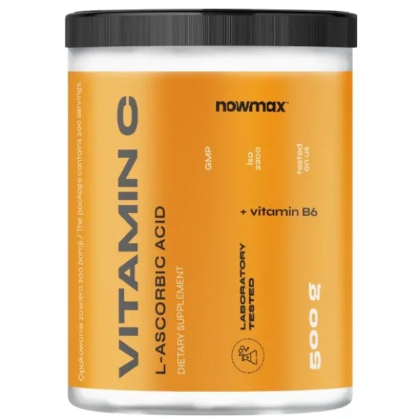 nowmax® L-Glutamine 500 g + nowmax® Vitamin C 500 g