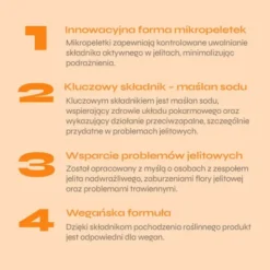 nowmax® Maślan Sodu SR 300mg 80% kwas masłowy 60 kaps