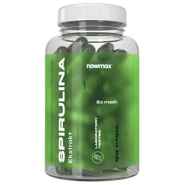 nowmax® Spirulina 90 kaps