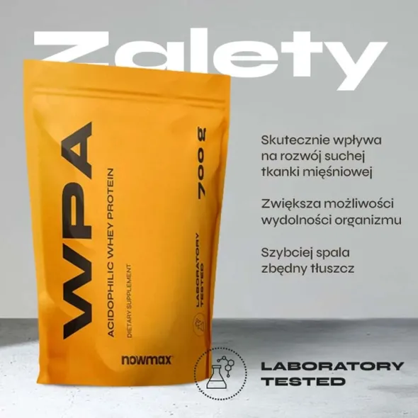 nowmax® WPA 700g (białko acidofilne serwatkowe)