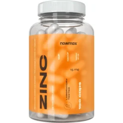 nowmax® Zinc 15mg 100 kaps+ Tribulus Terrestris TESTO 90 kaps+ Arginine 300 g