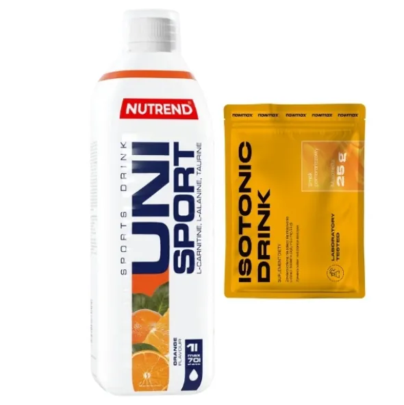 NUTREND Unisport 1000 ml + nowmax® Isotonic Drink 25 g