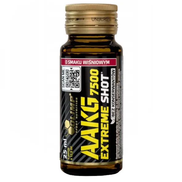 OLIMP AAKG 7500 Extreme Shot Ampułka Szklana 25 ml