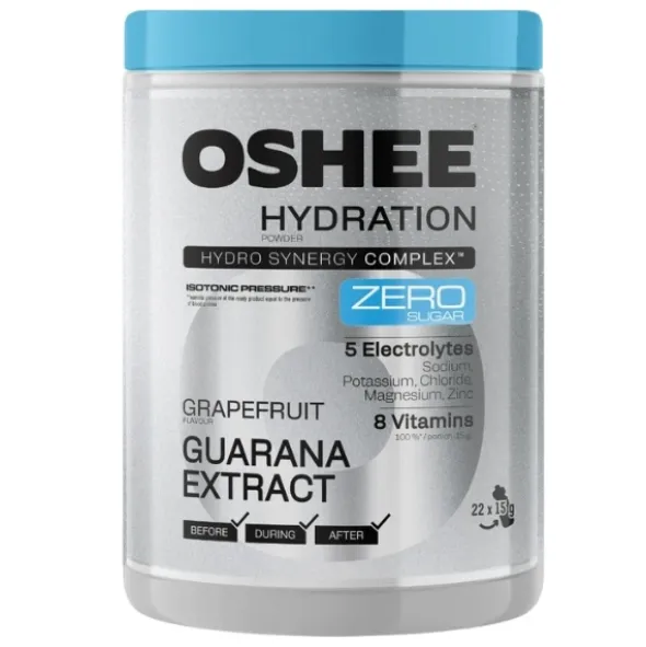OSHEE Hydration Powder Zero Jar + Guarana 330 g