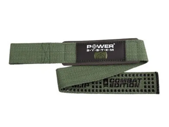 POWER SYSTEM Paski Treningowe X-Combat Straps 3440 (czarno-zielony)