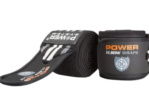 POWER SYSTEM Taśma wzmacniająca łokcie Elbow Wraps 3600