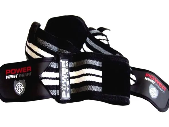 POWER SYSTEM Taśma wzmacniająca nadgarstki Wrist Wraps 3500 RED