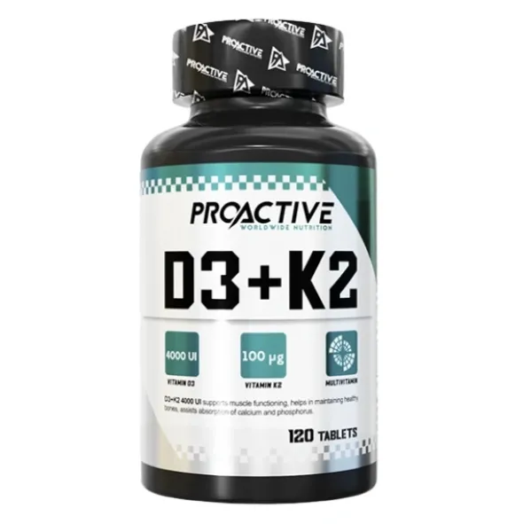 PROACTIVE D3+K2 4000 IU 120 tabs