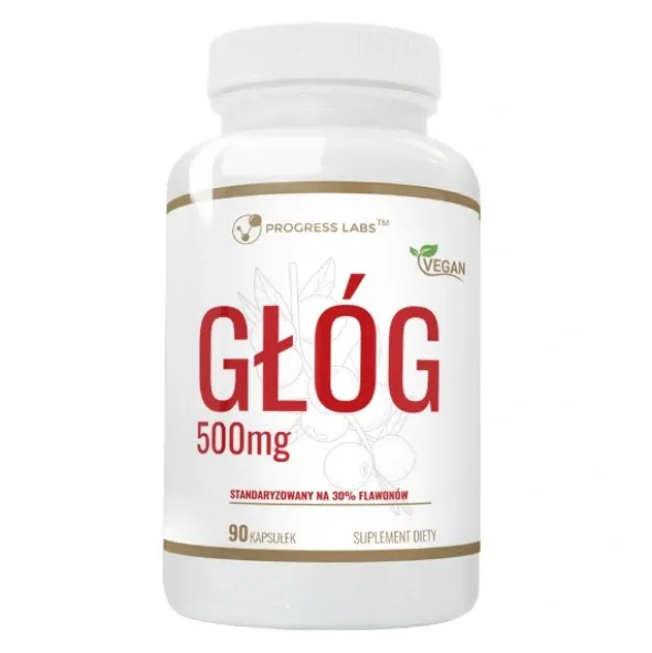 PROGRESS LABS Głóg 500 mg 90 kaps