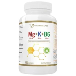 PROGRESS LABS Magnez + Potas Cytrynian + P-5-P 120 kaps