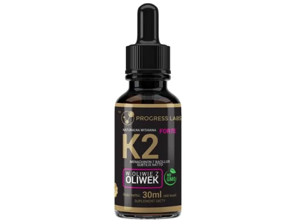 PROGRESS LABS Naturalna Witamina K2 MK-7 Forte 30ml w kroplach