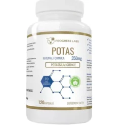 PROGRESS LABS Potas 350mg 120 kaps