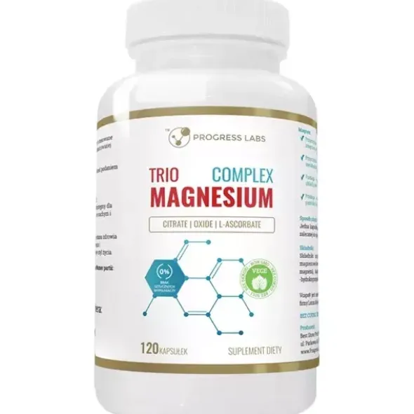 PROGRESS LABS Trio Magnesium 120 kaps