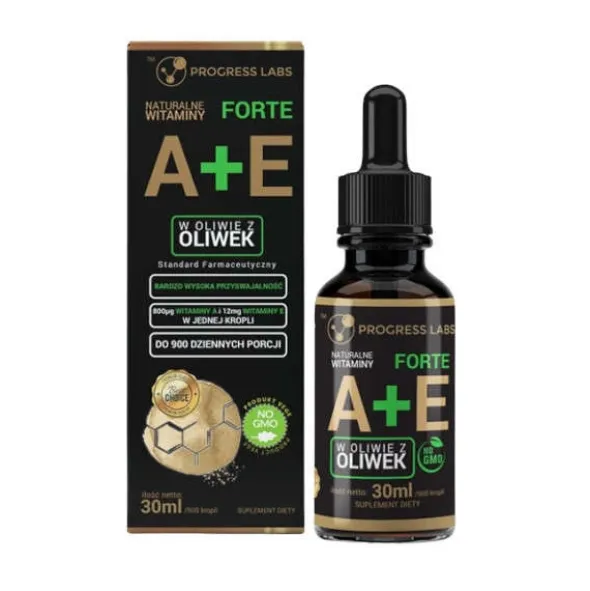 PROGRESS LABS Witamina A + E Forte w Kroplach 30 ml