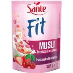 SANTE Fit Granola Truskawka Wiśnia 225 g
