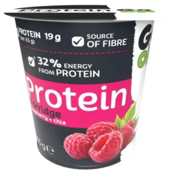 SANTE GO ON Owsianka Proteinowa z Maliną i Chia w kubeczku 65 g