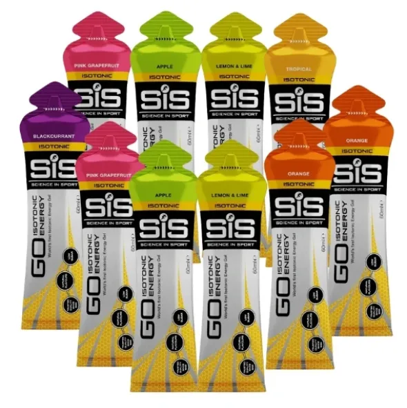 SIS Energy Go - Żel Izotoniczny 10 x 60 ml + 5x nowmax® Isotonic Drink 25 g