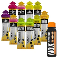 SIS Energy Go - Żel Izotoniczny 10 x 60 ml + nowmax® NOX Extreme 80 ml