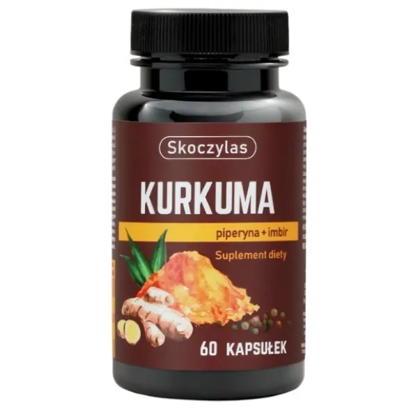 SKOCZYLAS Kurkuma - Piperyna + Imbir 60 kaps
